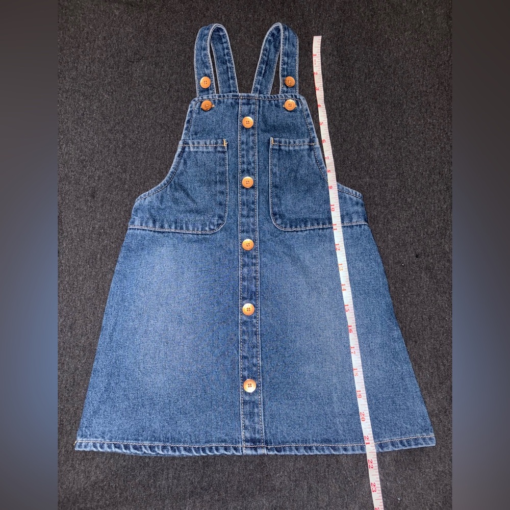 Blue Denim Levi’s Girl Overall Dress 3-4T